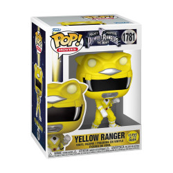 POWER RANGERS LE FILM POP MOVIES VINYL FIGURINES YELLOW RANGER GITD 9 