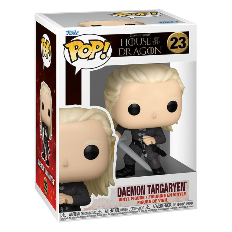 HOUSE OF THE DRAGON POP TV VINYL FIGURINE DAEMON TARGARYEN 9 CM