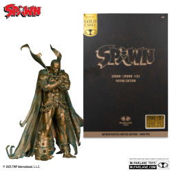 SPAWN FIGURINE SPAWN 311 PATINA EDITION GOLD LABEL 19 CM