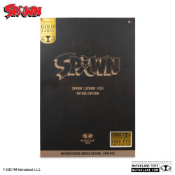 SPAWN FIGURINE SPAWN 311 PATINA EDITION GOLD LABEL 19 CM