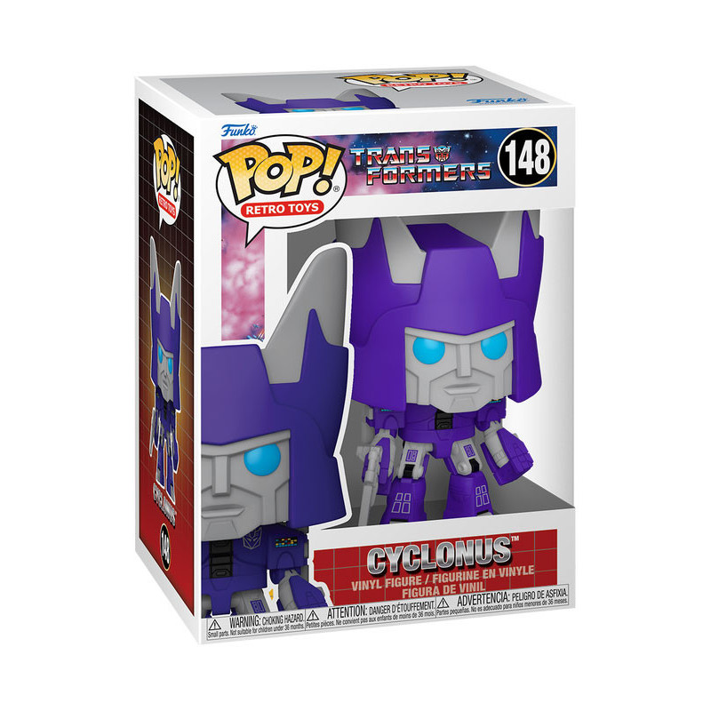 TRANSFORMERS RETRO SERIES POP TV VINYL FIGURINE CYCLONUS 9 CM