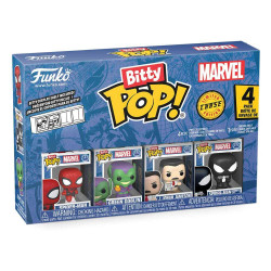 SPIDER MAN PACK 4 FIGURINES BITTY POP VINYL SERIES 1 2 CM