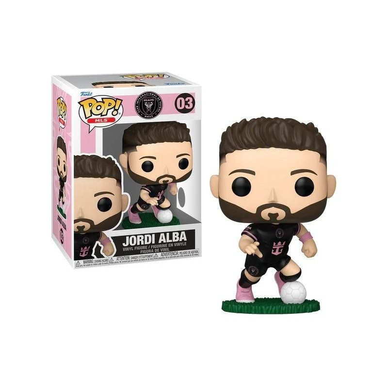 MLS POP SPORTS VINYL FIGURINE INTER MIAMI JORDI ALBA AWAY 9 CM