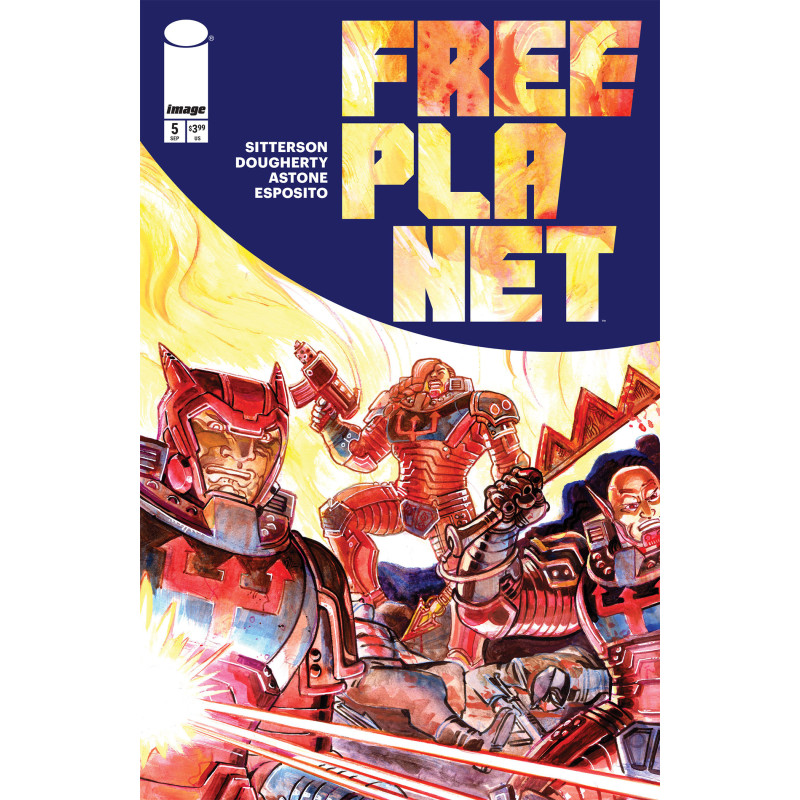FREE PLANET  5 CVR A JED DOUGHERTY