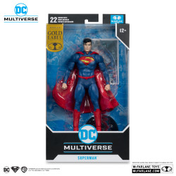 THE NEW 52 DC MULTIVERSE SUPERMAN GOLD LABEL 18 CM
