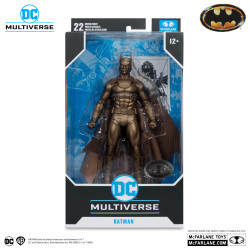 BATMAN 1989 FIGURINE BATMAN PLATINUM EDITION 18 CM