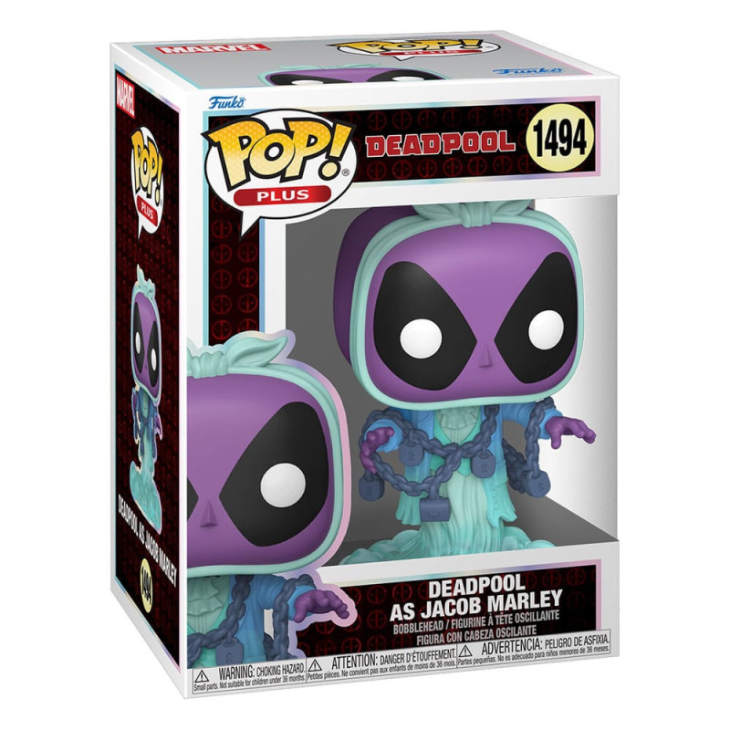 MARVEL POP DEADPOOL AS JACOB MARLEY 9 CM