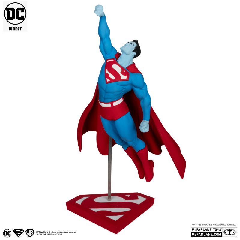 DC DIRECT STATUETTE SUPERMAN RED AND BLUE BY GARY FRANK LIMITED EDITIO