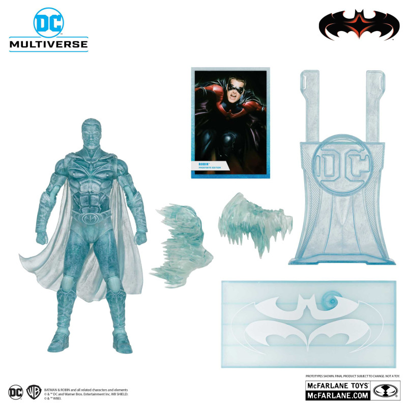 DC MULTIVERSE 7IN ROBIN BATMAN AND ROBIN FROSTBITE GOLD LABEL 19 CM