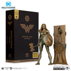 DC MULTIVERSE 7IN WONDER WOMAN CLASSIC PATINA GOLD LABEL