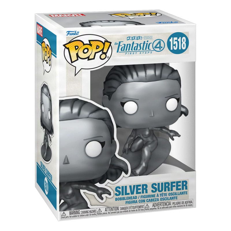 LES QUATRES FANTASTIQUES PREMIERS PAS POP MARVEL SILVER SURFER 9 CM