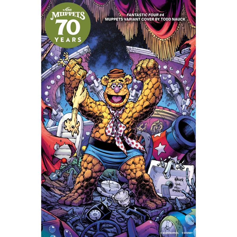 FANTASTIC FOUR  4 TODD NAUCK MUPPETS VAR