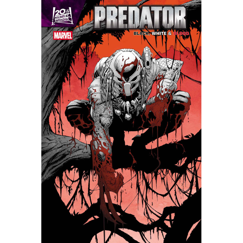 PREDATOR BLACK  WHITE   BLOOD  4