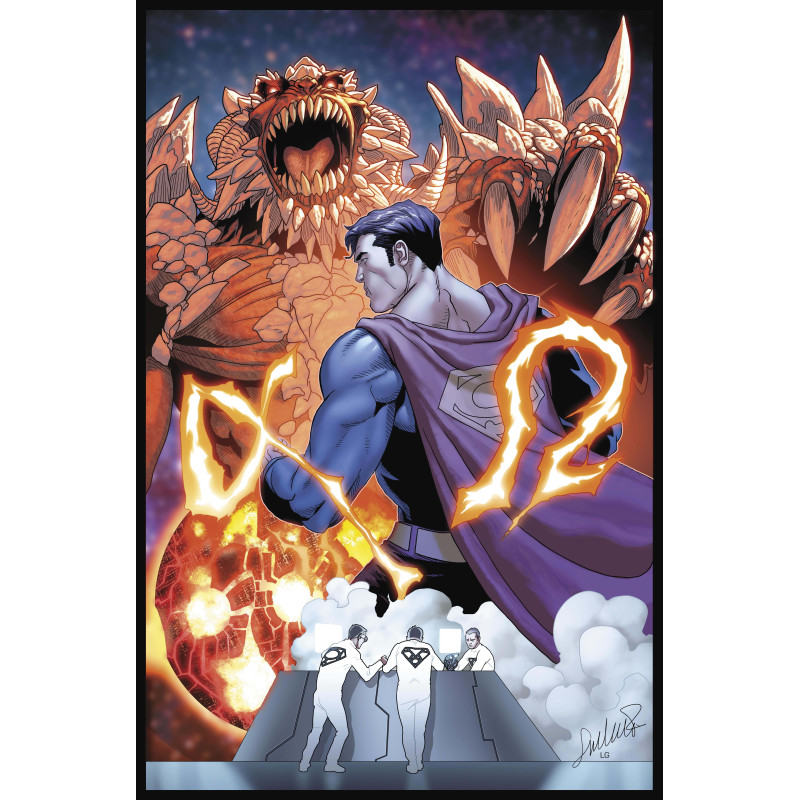 JUSTICE LEAGUE THE OMEGA ACT SPECIAL  1  ONE SHOT  CVR D SALVADOR LARR