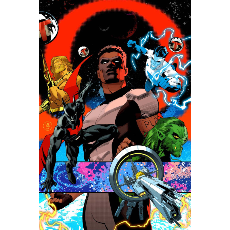 JUSTICE LEAGUE UNLIMITED  12 CVR A DAN MORA  DC K.O.