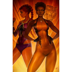 JUSTICE LEAGUE UNLIMITED  12 CVR B NATHAN SZERDY CARD STOCK VAR  DC K 