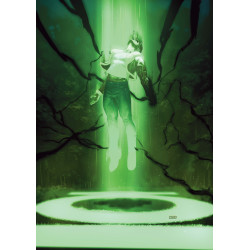 ABSOLUTE GREEN LANTERN  7 CVR B TAURIN CLARKE CARD STOCK VAR
