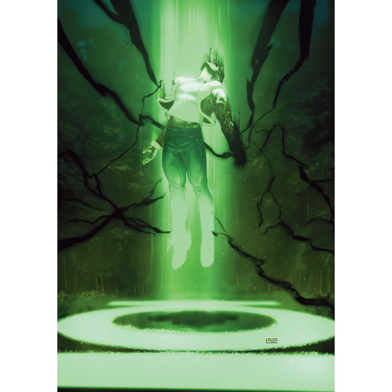 ABSOLUTE GREEN LANTERN  7 CVR B TAURIN CLARKE CARD STOCK VAR