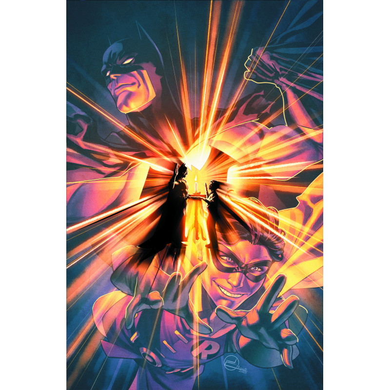 BATMAN   ROBIN YEAR ONE  12  OF 12  CVR B JAMAL CAMPBELL CARD STOCK VA
