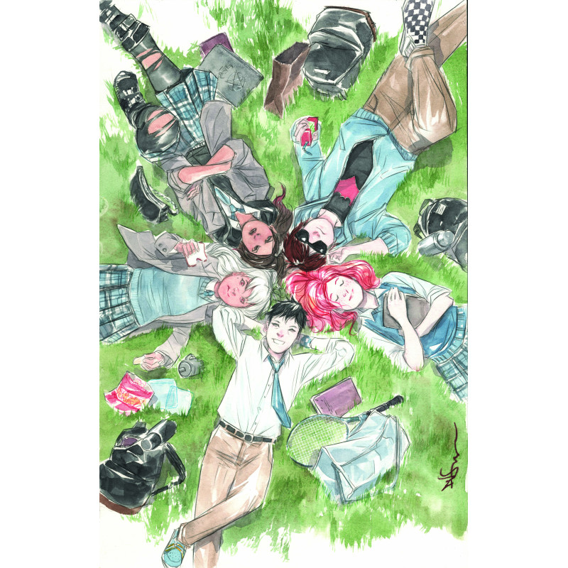 GOTHAM ACADEMY FIRST YEAR  1  OF 6  CVR B DUSTIN NGUYEN VAR