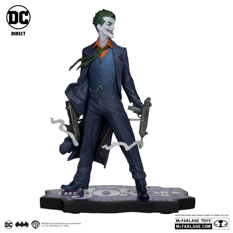 DC DIRECT STATUETTE JOKER PURPLE CRAZE BY DELLOTTO LTD EDITION 19 CM
