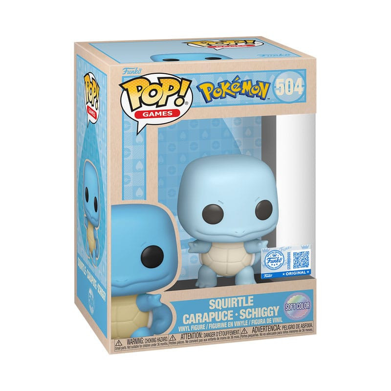 CARAPUCE SQUIRTLE POKEMON FIGURINE POP SOFT COLOR VINYL