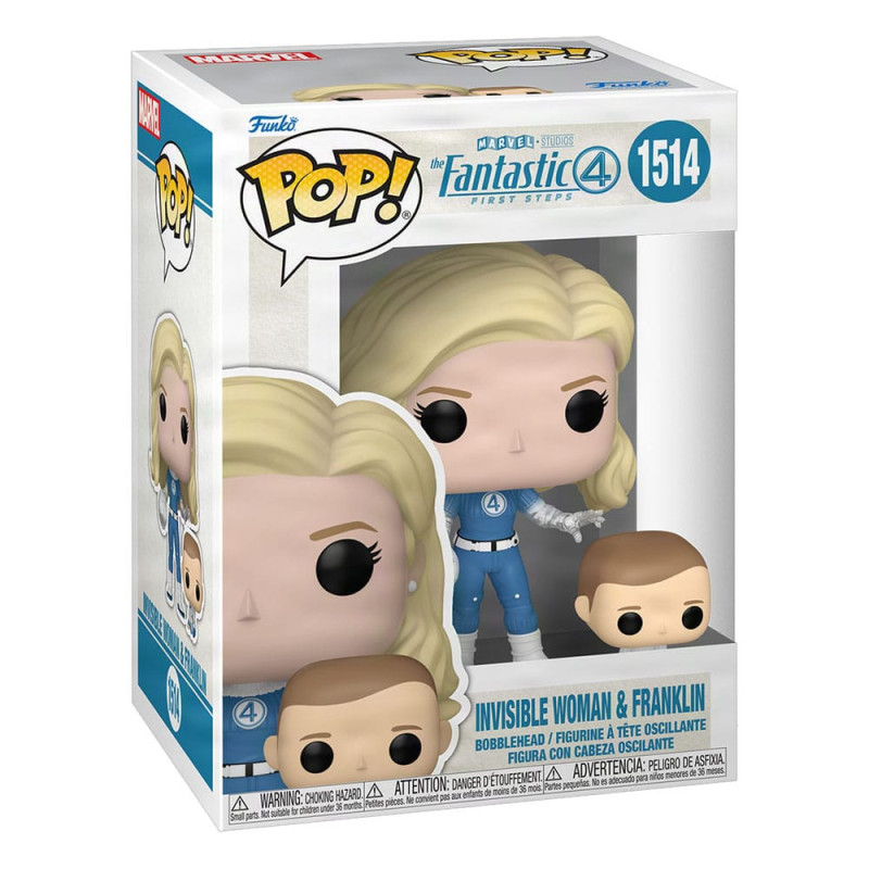 LES QUATRE FANTASTIQUES PREMIERS PAS POP SUE INVISIBLE WOMAN AND FRANK
