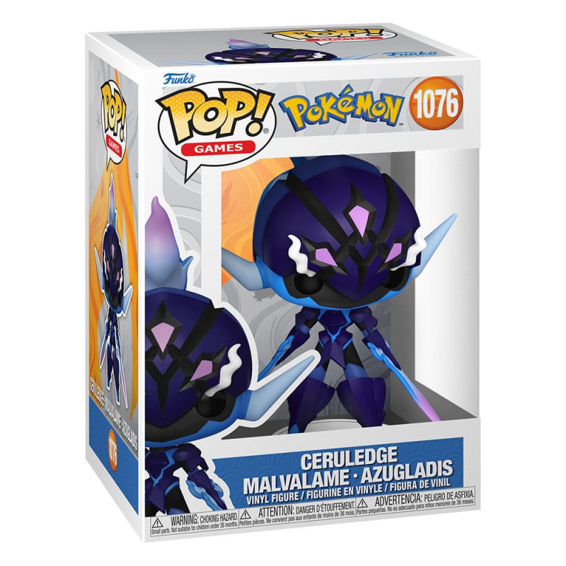 MALVALAME CERULEDGE POKEMON POP GAMES VINYL FIGURINE 9 CM