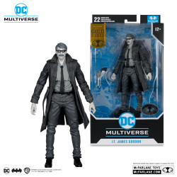 BATMAN YEAR ONE PART 4 DC MULTIVERSE FIGURINE LT JAMES GORDON GOLD LAB