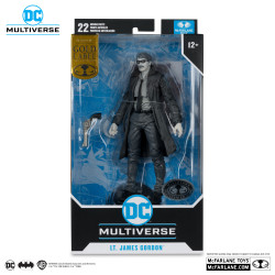 BATMAN YEAR ONE PART 4 DC MULTIVERSE FIGURINE LT JAMES GORDON GOLD LAB