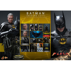 BATMAN MODERN SUIT THE FLASH FIGURINE HOT TOYS 30CM