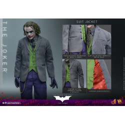 THE JOKER BATMAN THE DARK KNIGHT FIGURINE DX HOT TOYS 31CM