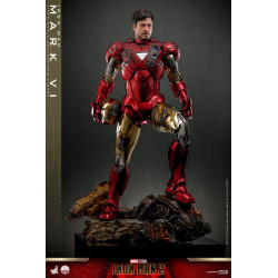 IRON MAN MARK VI IRON MAN 2 FIGURINE HOT TOYS 48CM