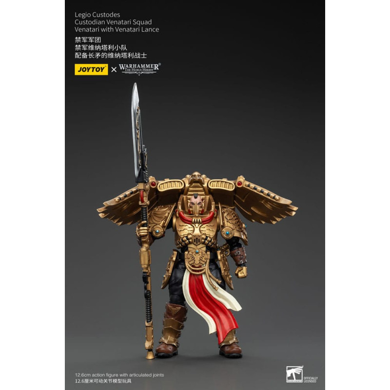 WARHAMMER HORUS HERESY CUSTODES VENATARI SQUAD WITH LANCE 13 CM