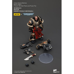 WARHAMMER 40K CHAOS SPACE MARINE BLACK LEGION BOLT PISTOL AND POWER FI