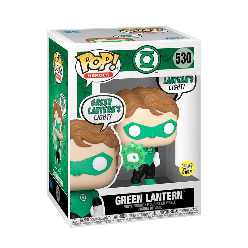 GREEN LANTERN BEWARE DC COMICS POP HEROES VINYL FIGURINE 9CM