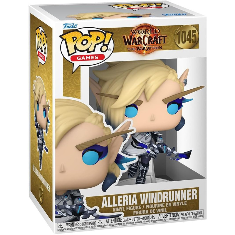 ALLERIA WINDRUNNER WORLD OF WARCRAFT POP GAME VINYL FIGURINE 9 CM