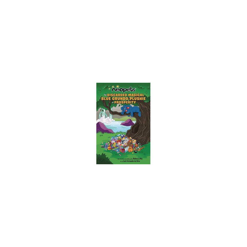 NEOPETS DISCARDED MAGICAL BLUE GRUNDO PLUSHIE PROSPERITY GN 