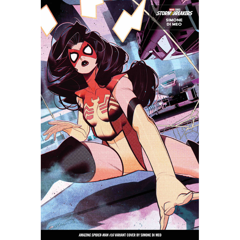 AMAZING SPIDERMAN  16 CVR C SIMONE DI MEO FROM THE CHAOS A COSTUME VAR