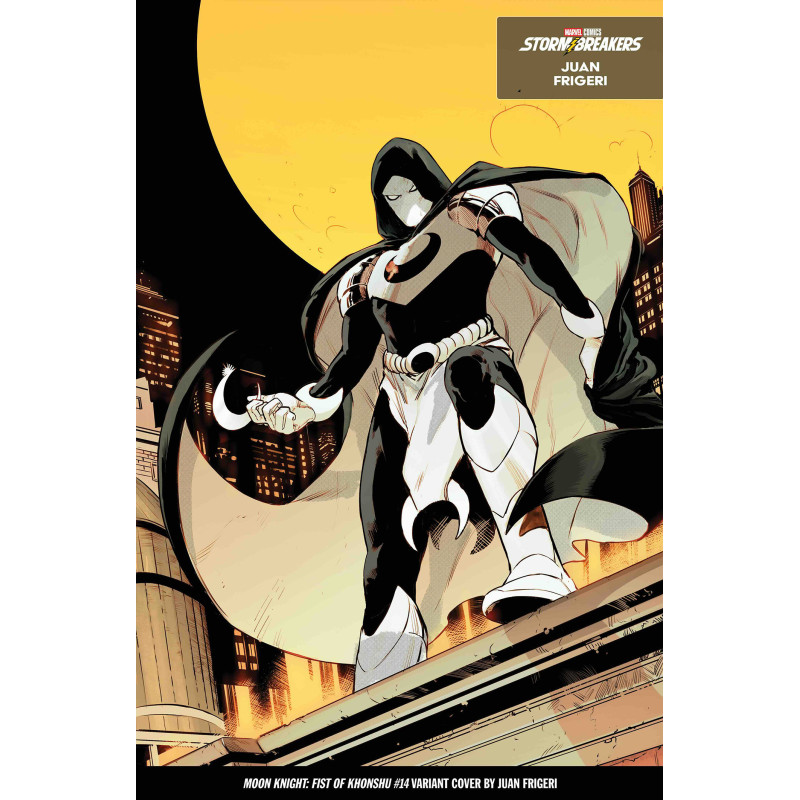 MOON KNIGHT  FIST OF KHONSHU  14 CVR B JUAN FRIGERI FROM THE CHAOS A C