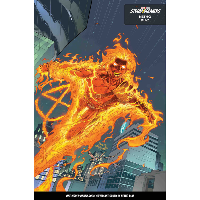 ONE WORLD UNDER DOOM  9 CVR E NETHO DIAZ FROM THE CHAOS A COSTUME VAR
