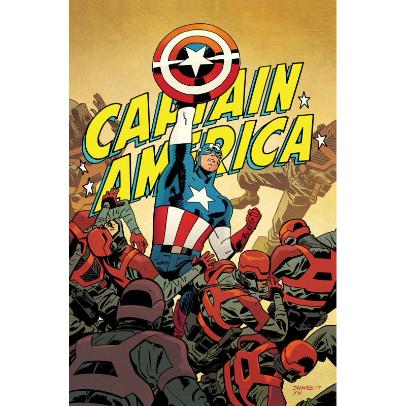 BLACK WIDOW   CAPTAIN AMERICA BY WAID   SAMNEE OMNIBUS CVR B CHRIS SAM