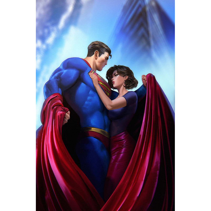SUPERMAN  32 CVR E NOOBOVICH CARD STOCK VAR  DC K O  