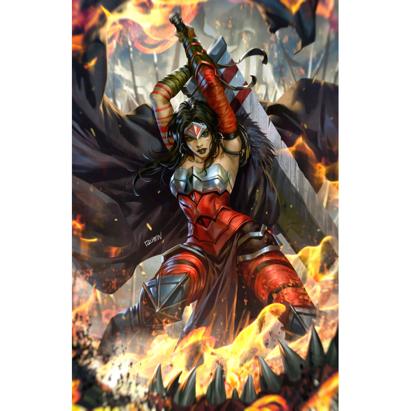 ABSOLUTE WONDER WOMAN  14 CVR B DERRICK CHEW CARD STOCK VAR