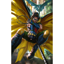 BATMAN AND ROBIN  27 CVR C DERRICK CHEW CARD STOCK VAR