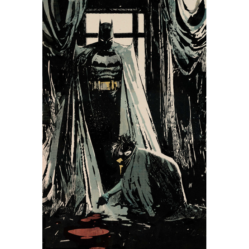 BATMAN AND ROBIN  27 CVR D ASHLEY WOOD CARD STOCK VAR