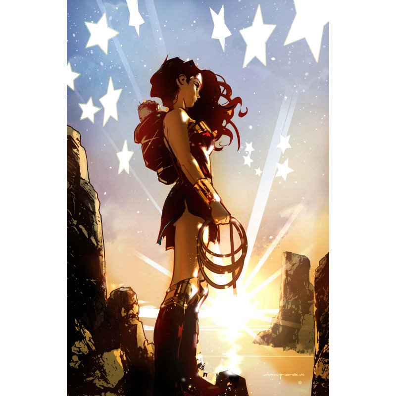 WONDER WOMAN  27 CVR D CARY NORD CARD STOCK VAR