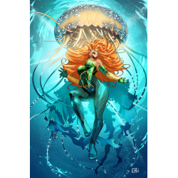AQUAMAN  11 CVR C EDWIN GALMON CARD STOCK VAR