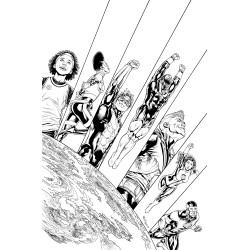 GREEN LANTERN CORPS  10 CVR B RIAN GONZALES CARD STOCK VAR