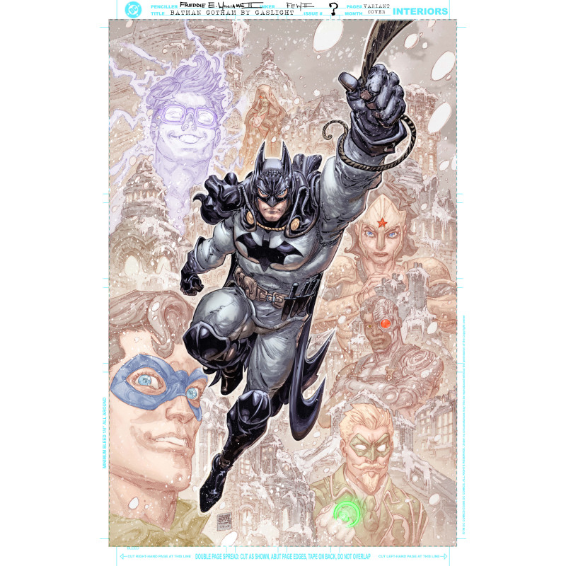 BATMAN GOTHAM BY GASLIGHT A LEAGUE FOR JUSTICE  5  OF 6  CVR C FREDDIE